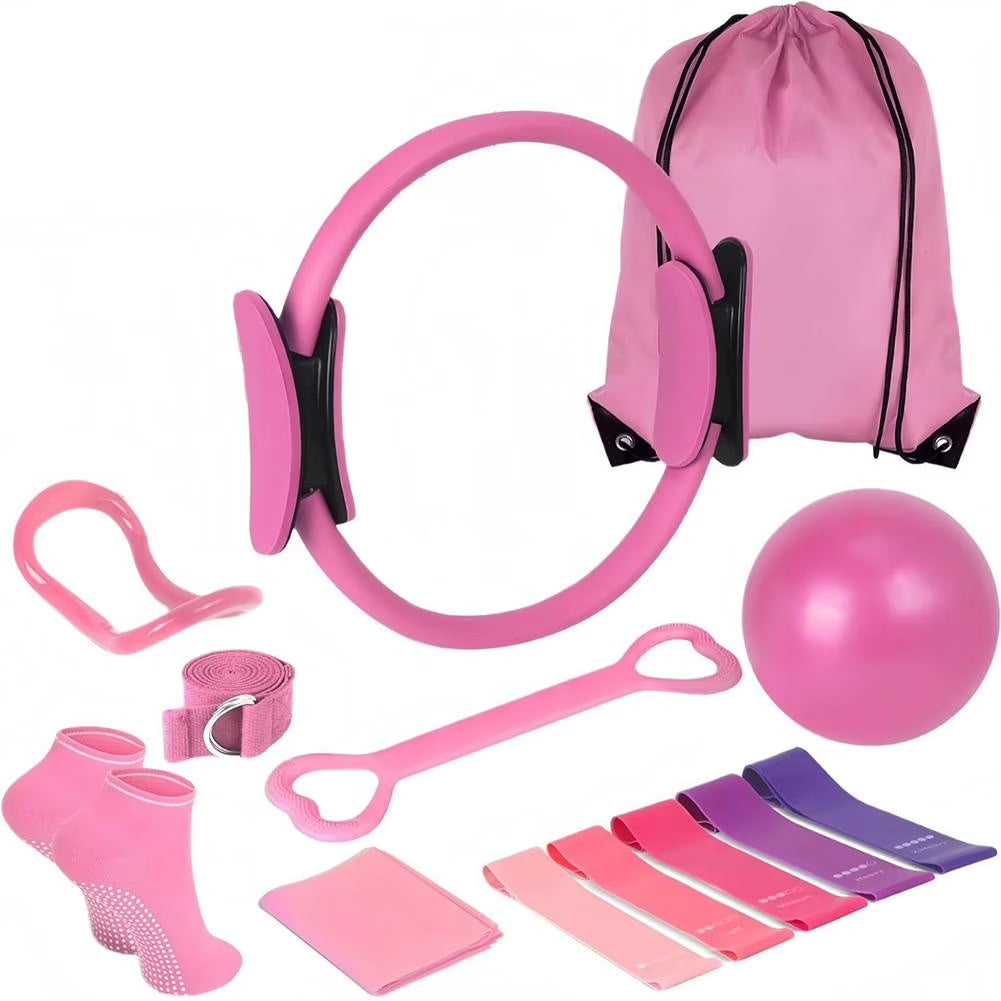 Pilates Essentials Kit for Women - 13-Piece Home Pilates Equipment Set