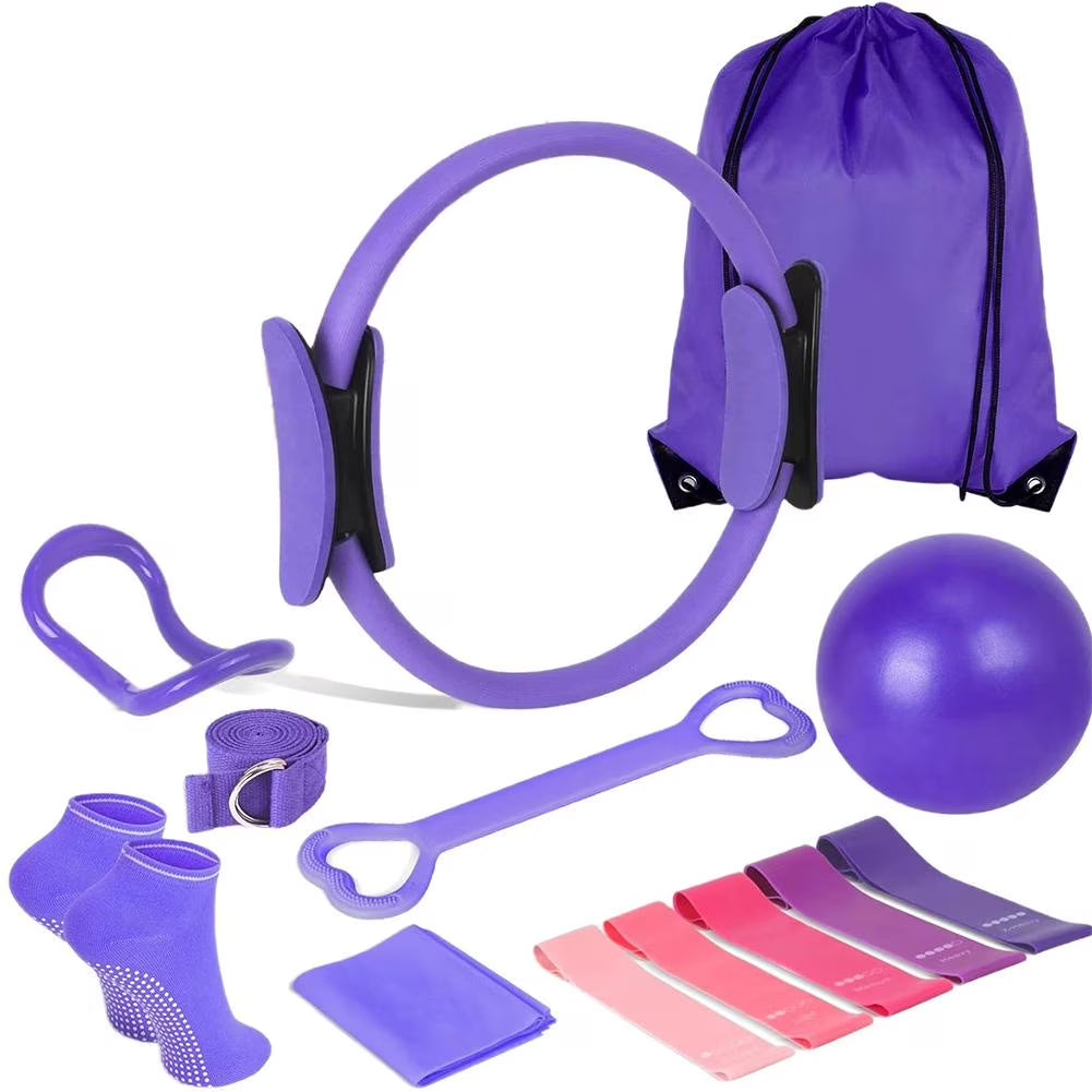 Pilates Essentials Kit for Women - 13-Piece Home Pilates Equipment Set 
